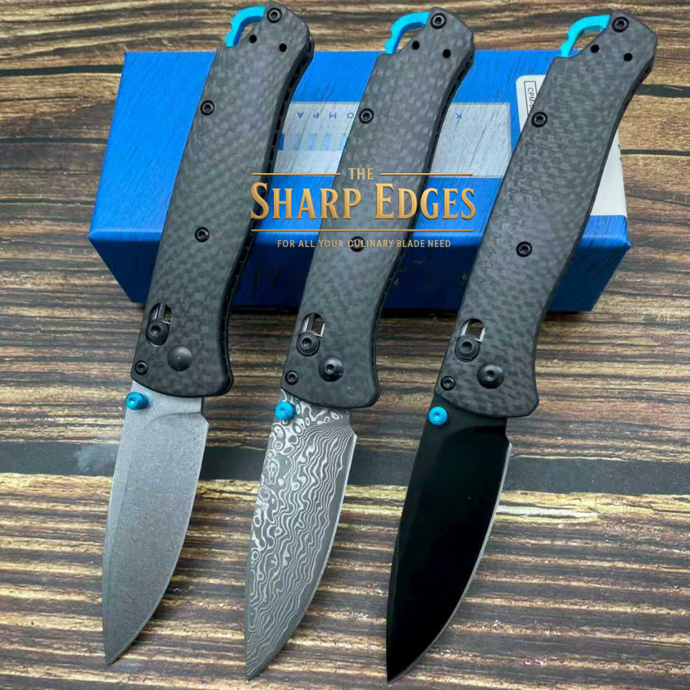 Premium D2 Steel Folding Knife – Carbon Fiber Handle, Razor Sharp EDC Pocket Knife,Thumb Stud Open Pocket Knife with Reversible PocketClip