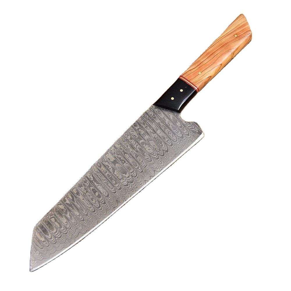 Premium 8" Damascus Chef Knife with Olive Wood Handle – 67-Layer Razor Sharp Blade