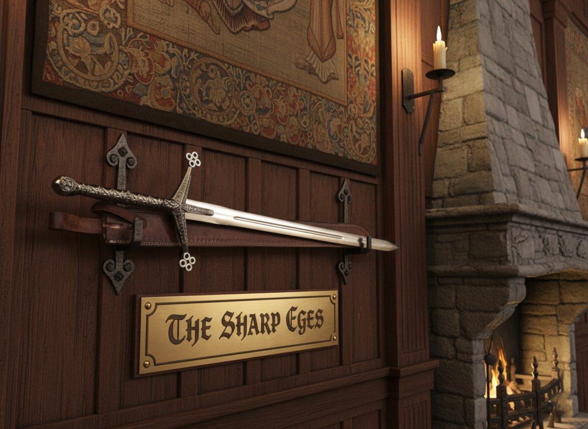 Scottish Claymore Sword, Handmade Medieval Viking Sharp Edge Best Gift for Men, Birthday Gift